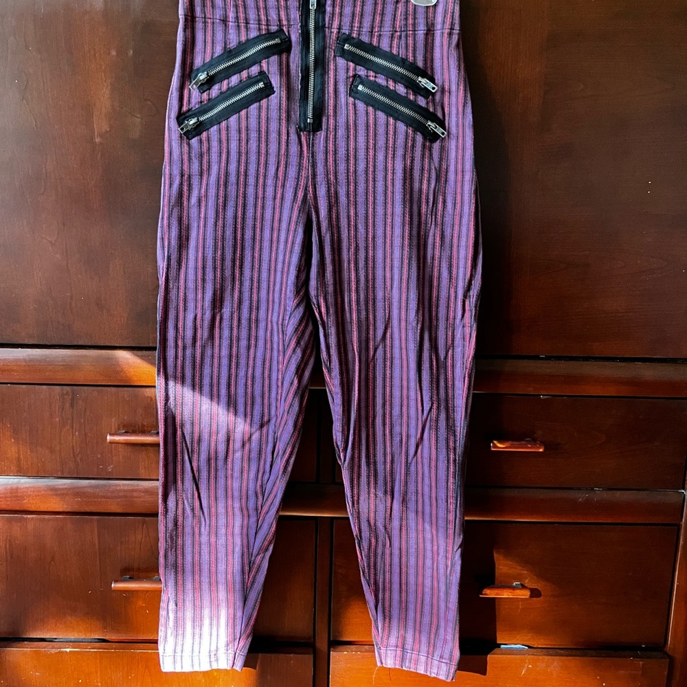 Silence and Noise Malorie High-Rise Zipper Pant